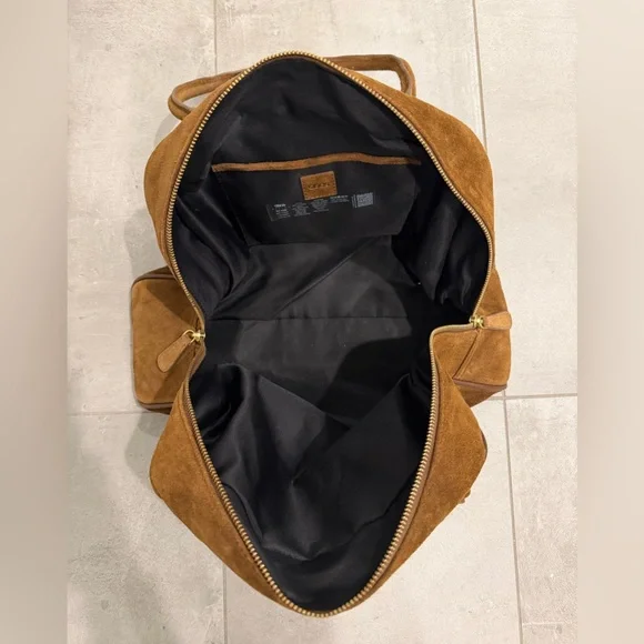 ASOS brown suede bowler tote bag - Picture 7 of 8